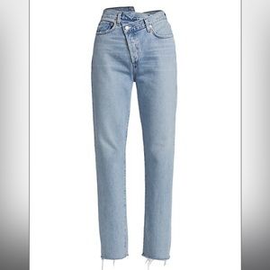 Agolde Light Blue Straight Leg Jeans